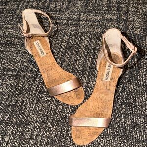 Steve Madden Women's Metallic Sandal Heels